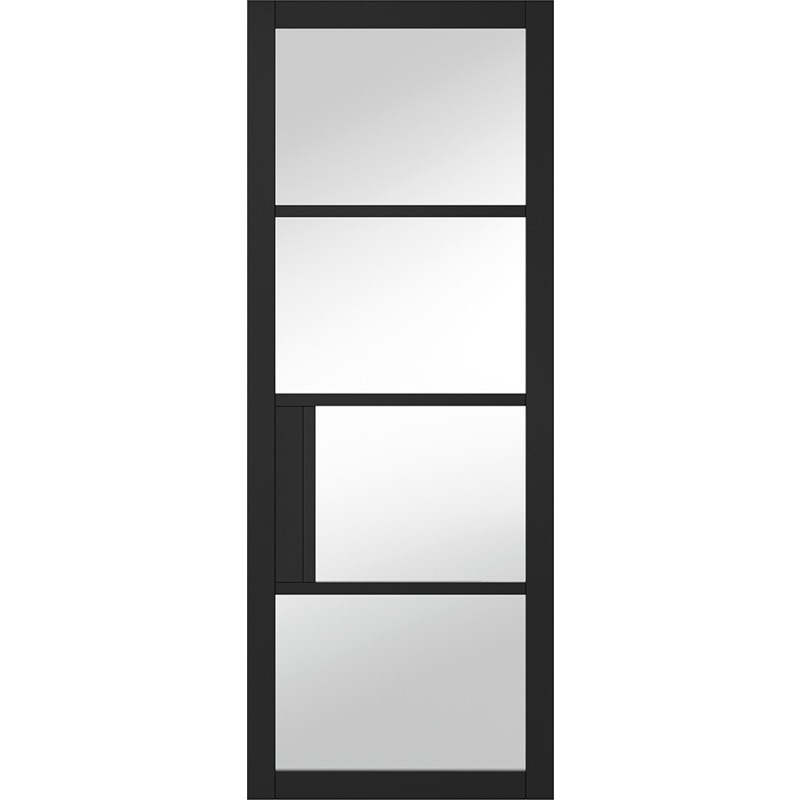 Internal Primed Black Chelsea Glazed Door